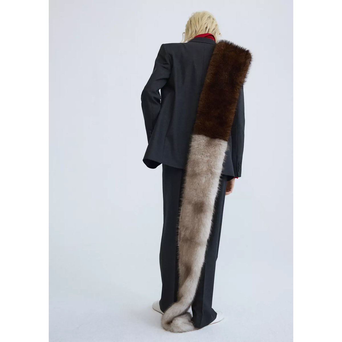 Pantalon de costume laine gris, MANGO