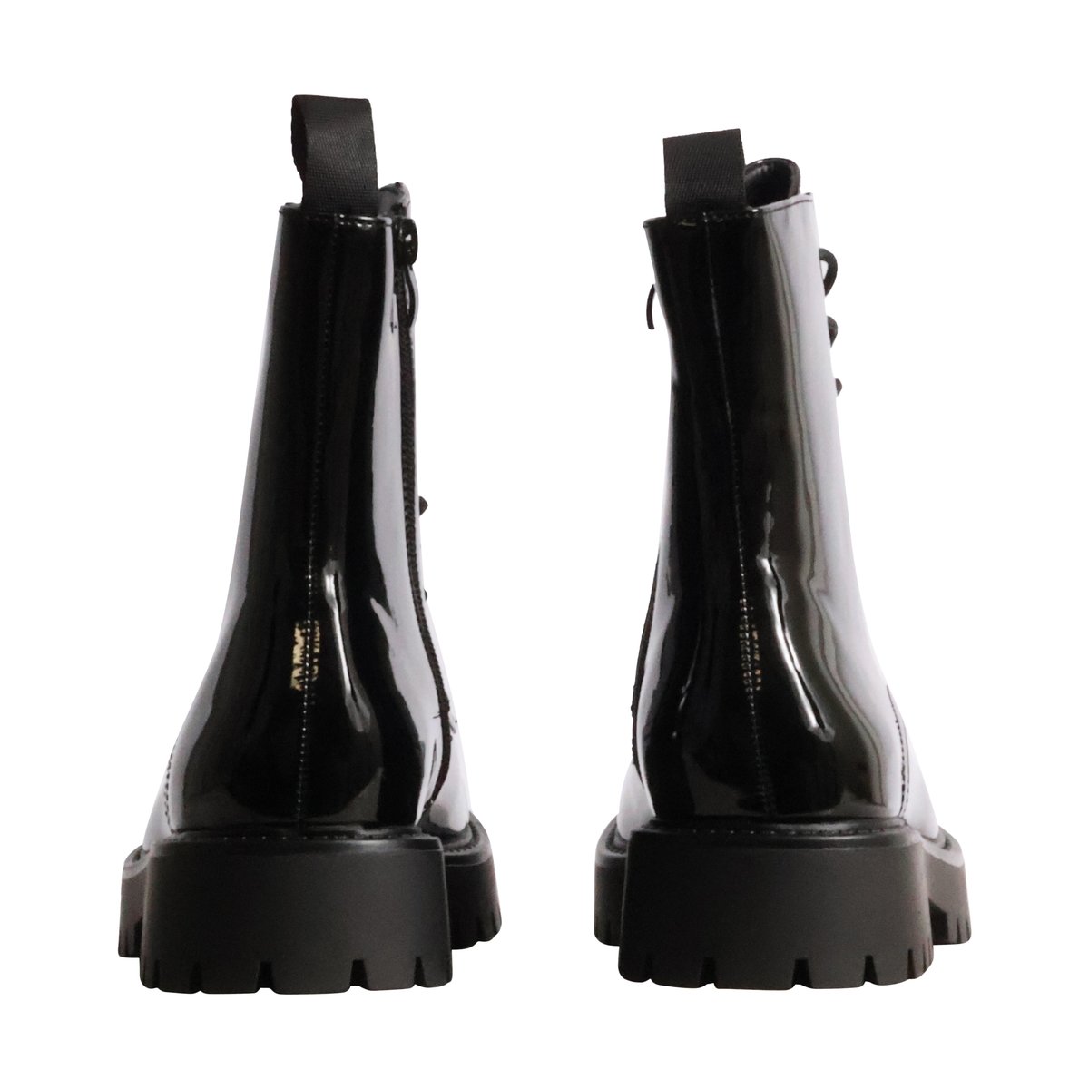 Bottines à Lacets noir vernis, ENZA NUCCI