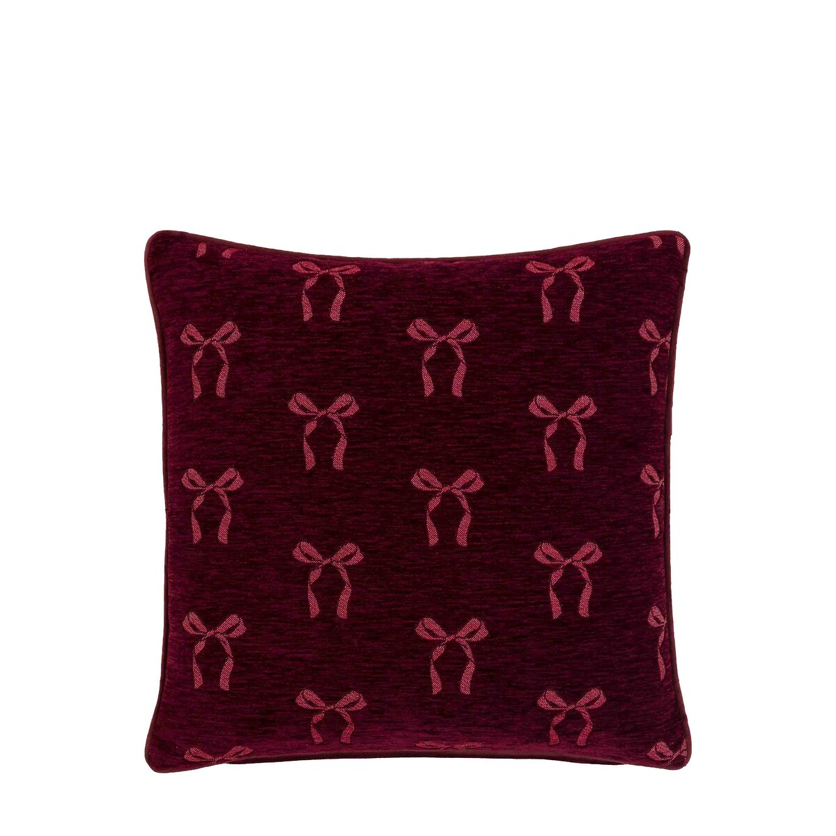 Vintage Bow Chenille Cushion red, ÉDITÉ