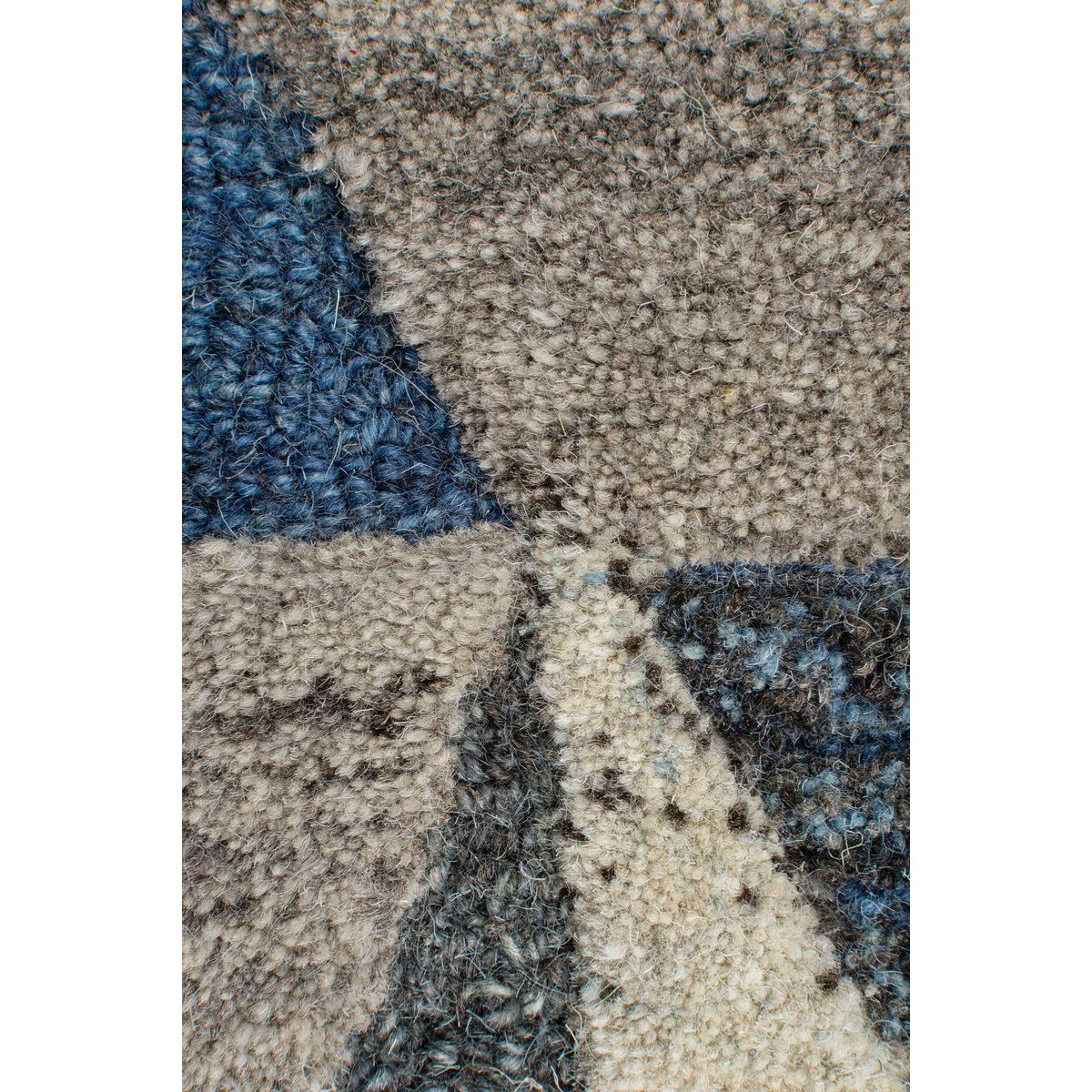 Tapis de couloir en laine ASHER bleu, FLAIR RUGS
