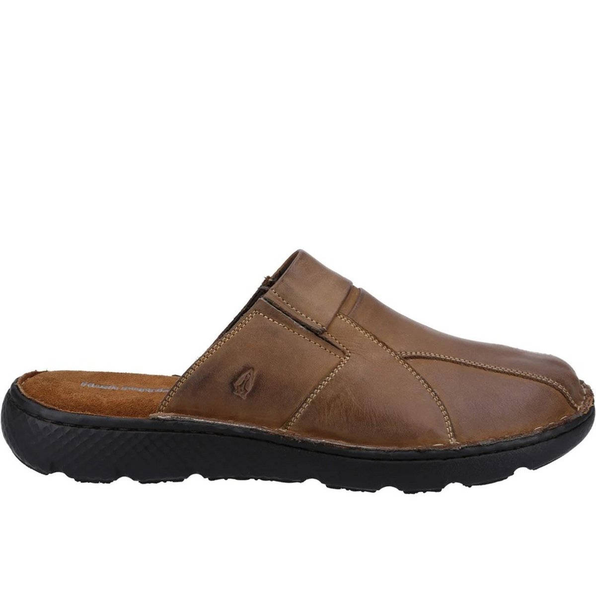 Mules en cuir CARSON marron, HUSH PUPPIES