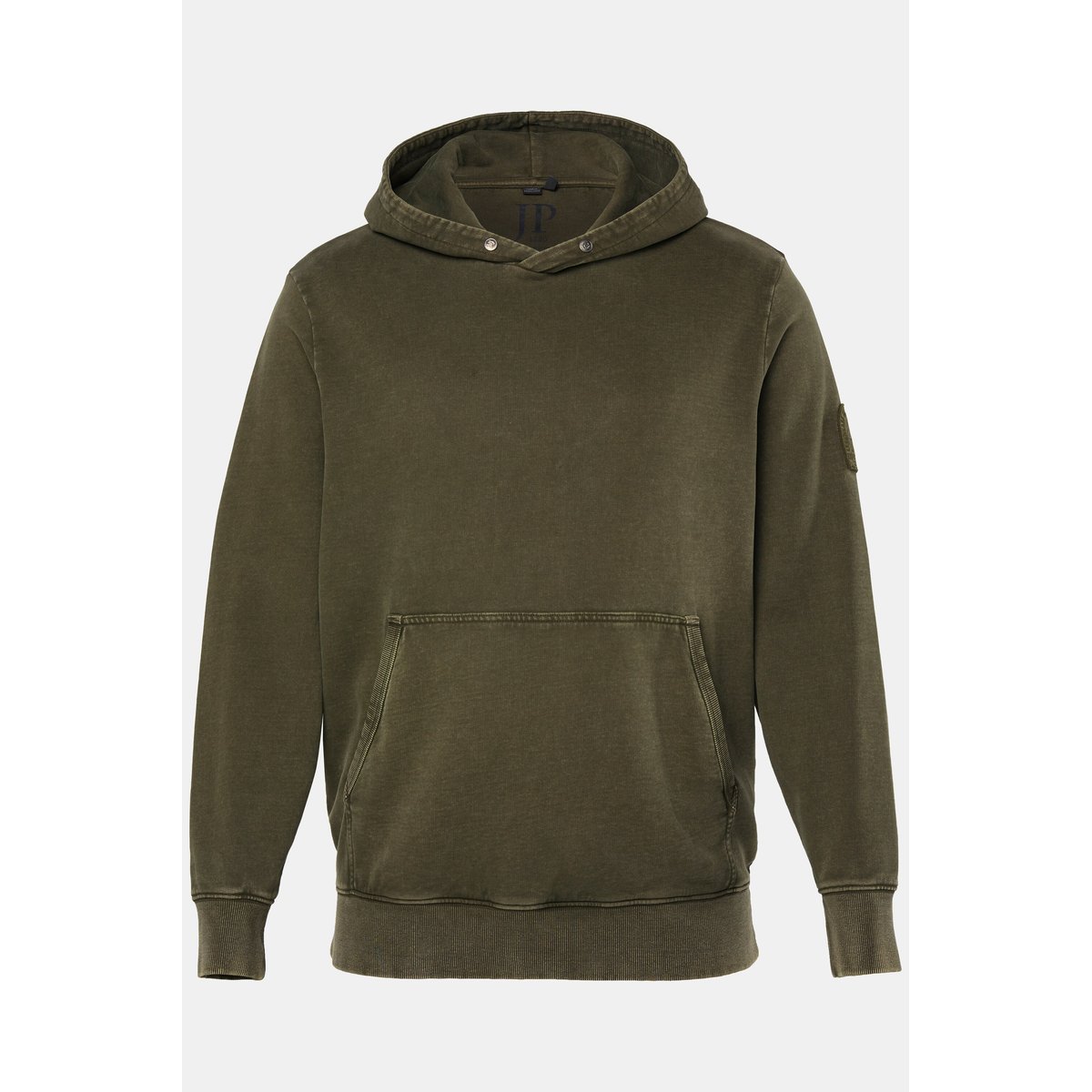 Sweat-shirt à capuche vert sapin, JP1880