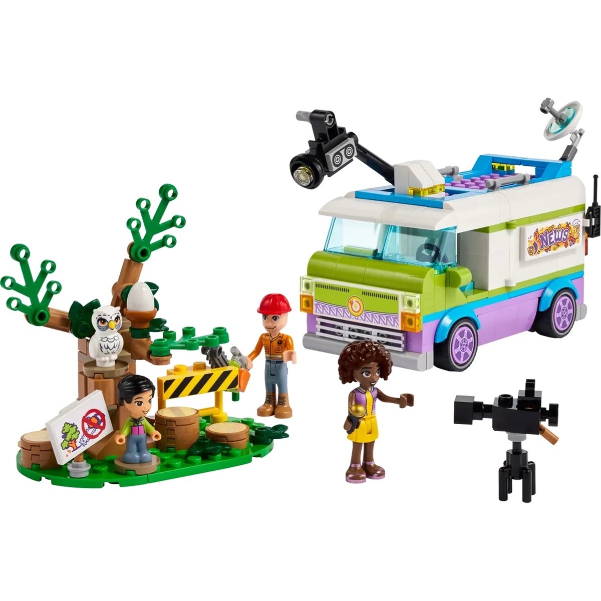 Friends Le camion de reportage multicolore, LEGO