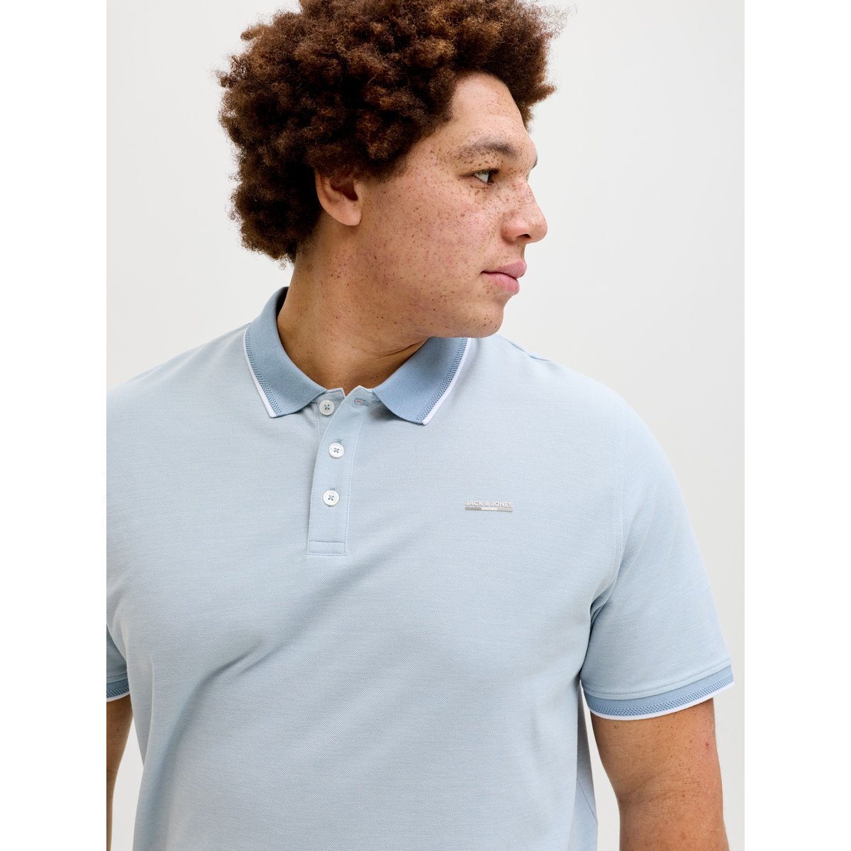 Polo bleue - ashley blue, JACK & JONES