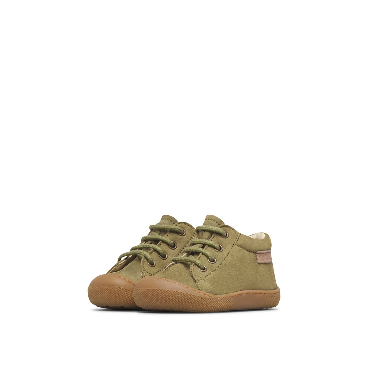 Chaussures barefoot en cuir BAREFOOT AMUR kaki-, NATURINO