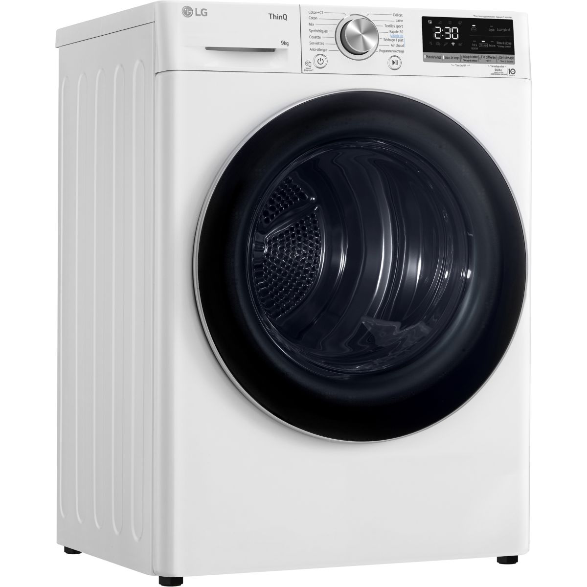 Sèche linge pompe à chaleur RH9V51WH blanc, LG