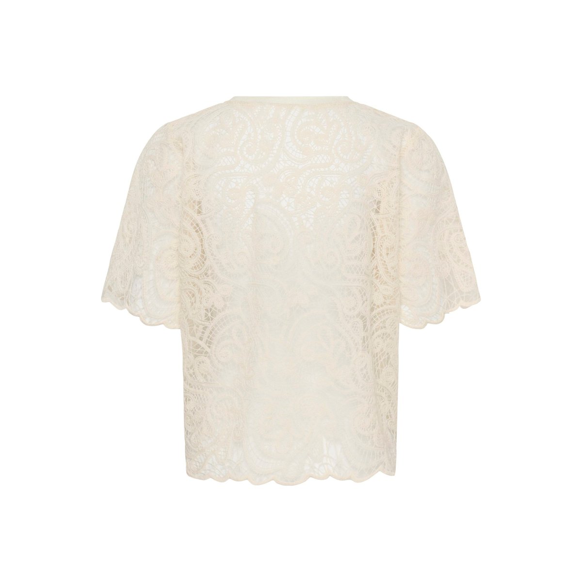 Blouse à manches courtes blanc whitecap, CULTURE