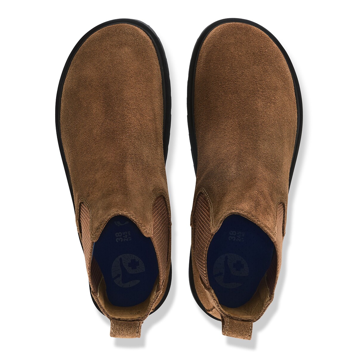 Botins Chelsea em pele, HIGHWOOD SLIP-ON MID brun foncé, BIRKENSTOCK