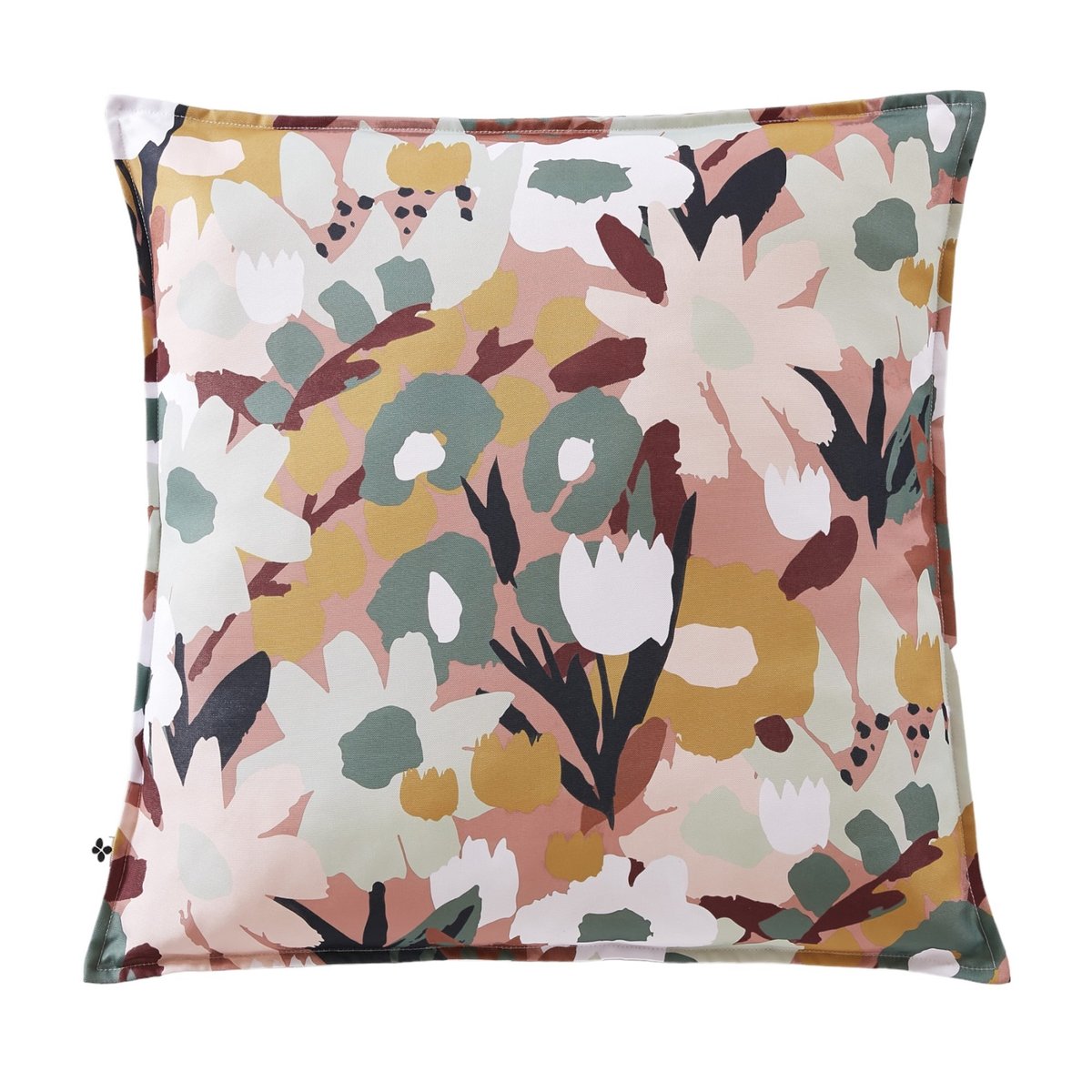 Housse de coussin exterieur deperlant Leane jaune, EDEN