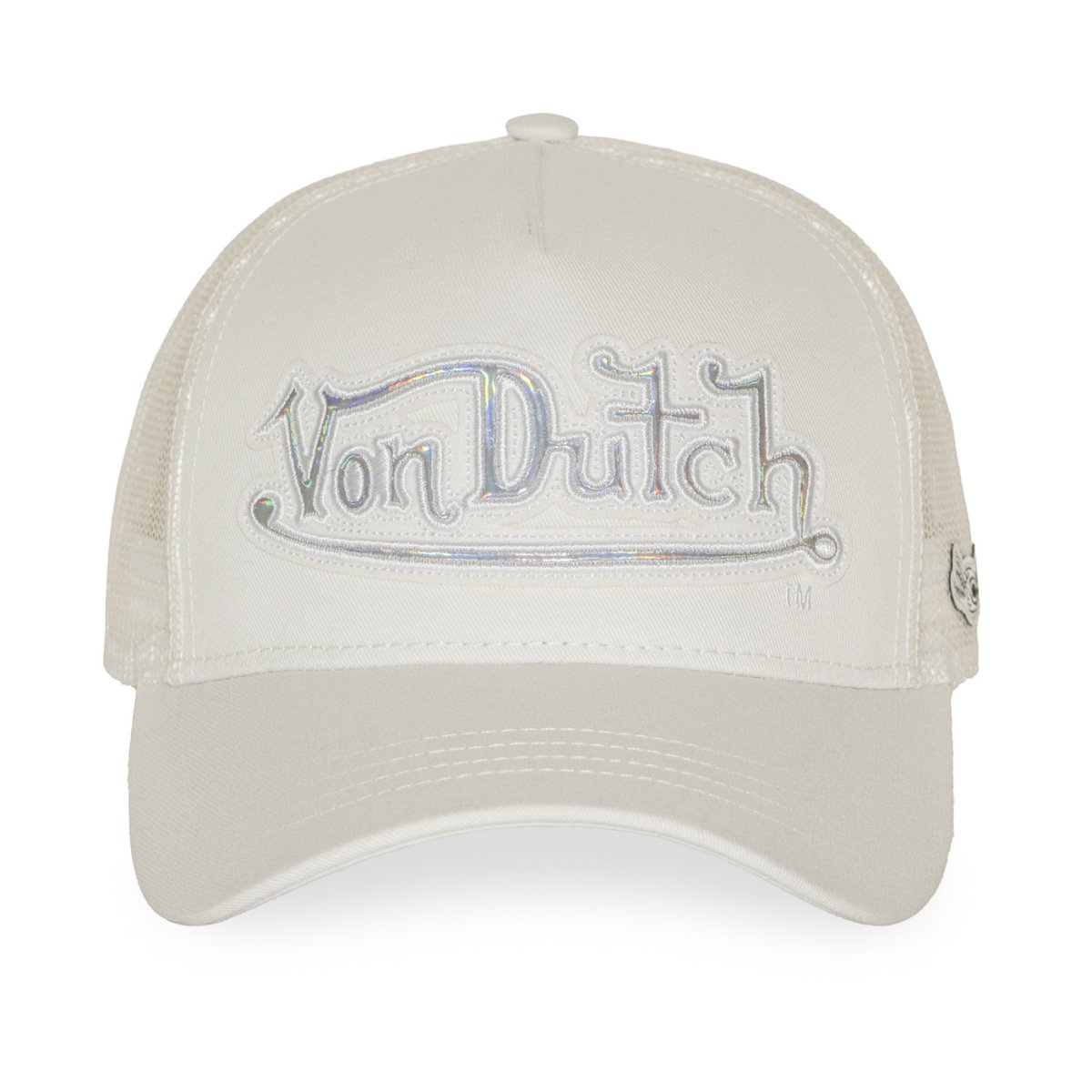 Casquette trucker Rainbow blanc cassé, VON DUTCH