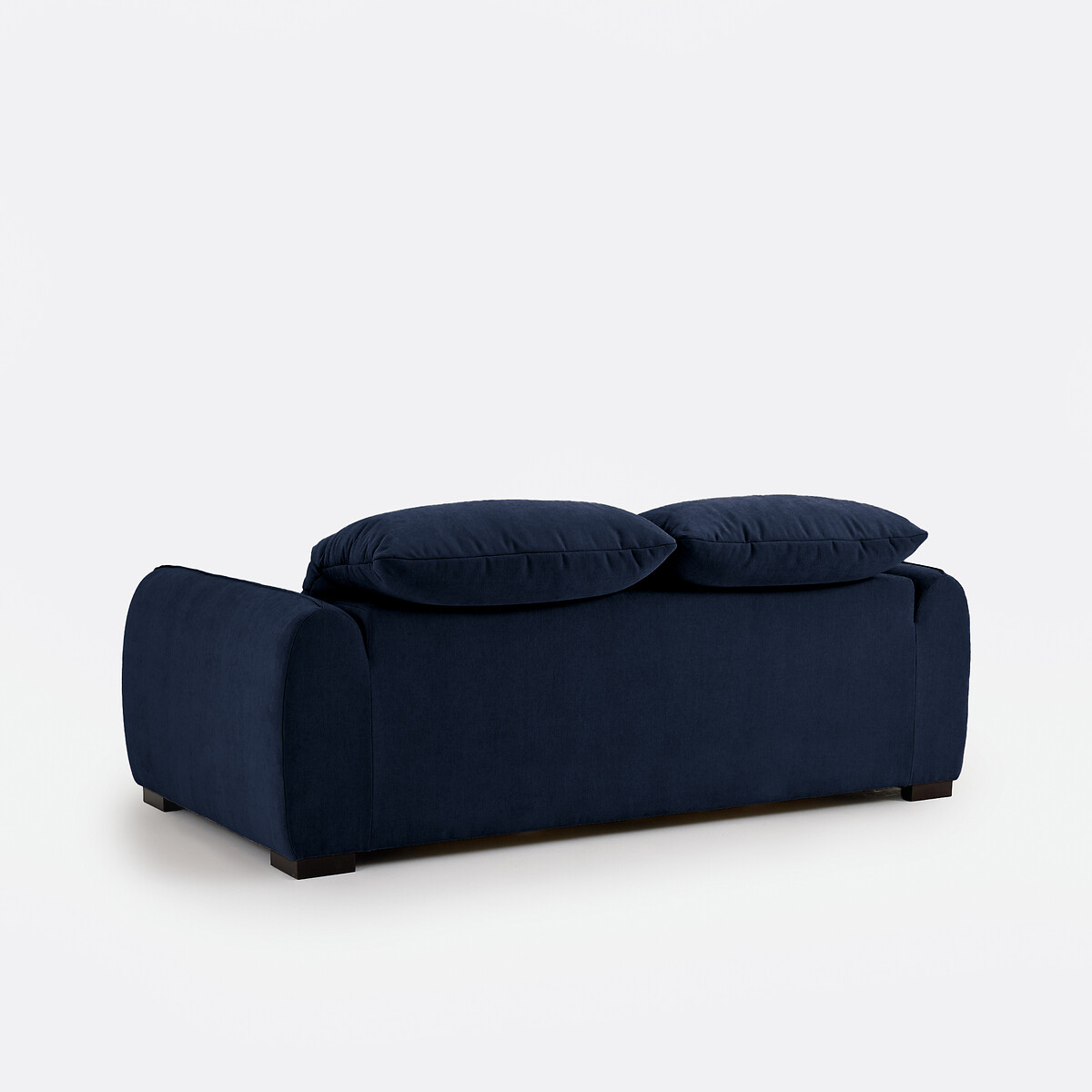 Isla Marl Polyester 3-Seater Straight Sofa with Headrests midnight blue, LA REDOUTE INTERIEURS
