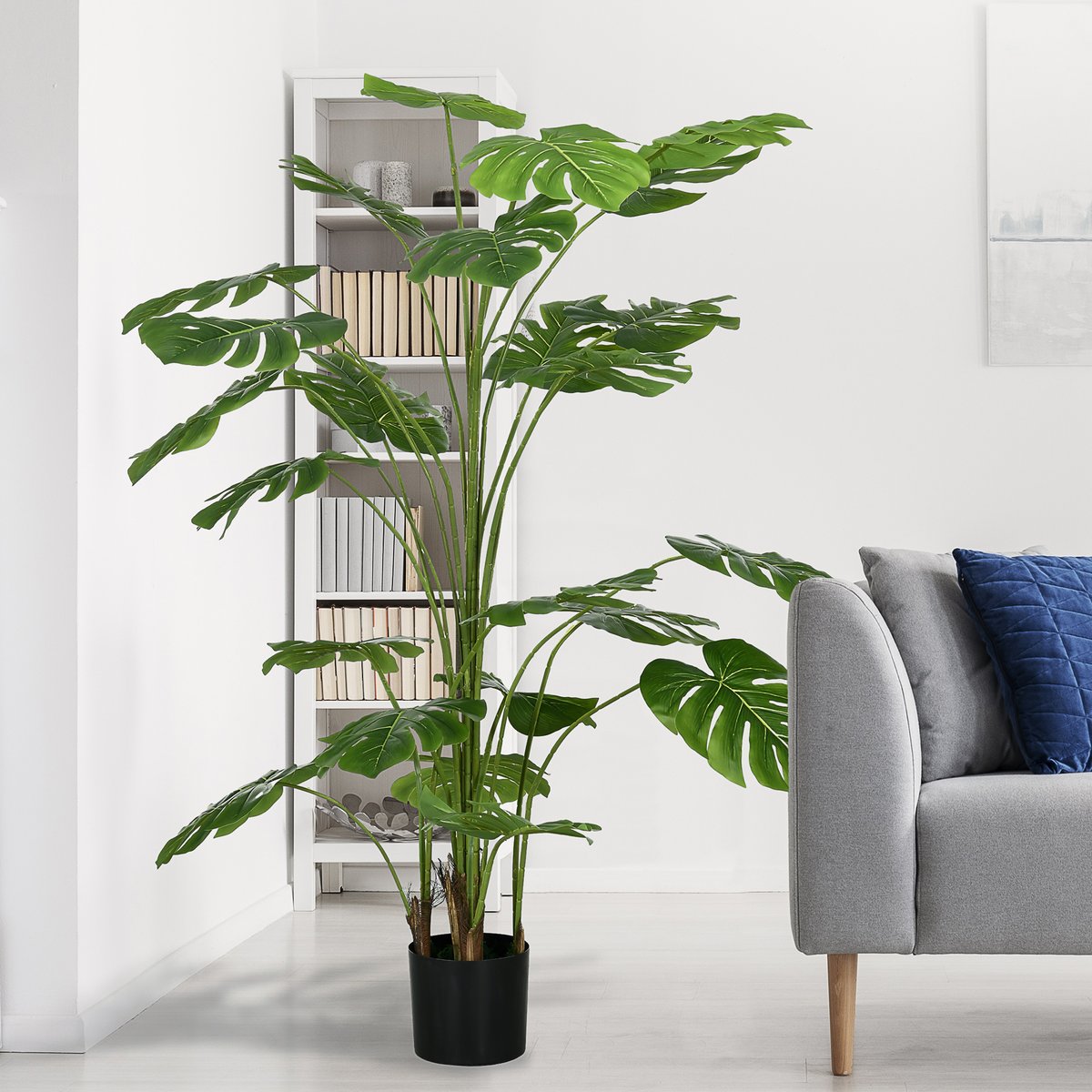 Plantes artificielles Plastique Vert vert, HOMCOM