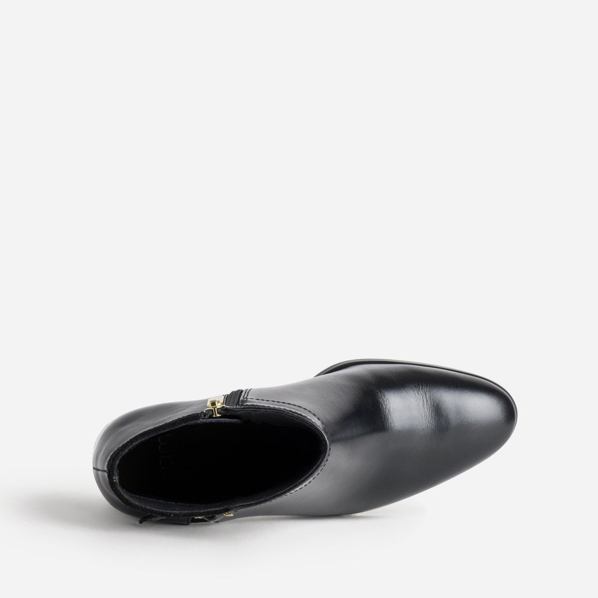 Boots À Talon en cuir NAHIA noir, ERAM