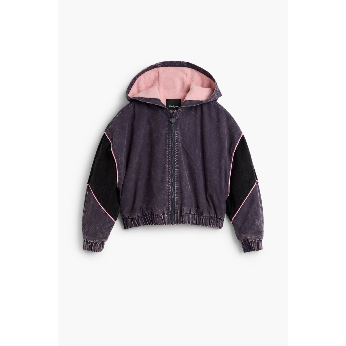 Veste oversize à capuche rouge, DESIGUAL
