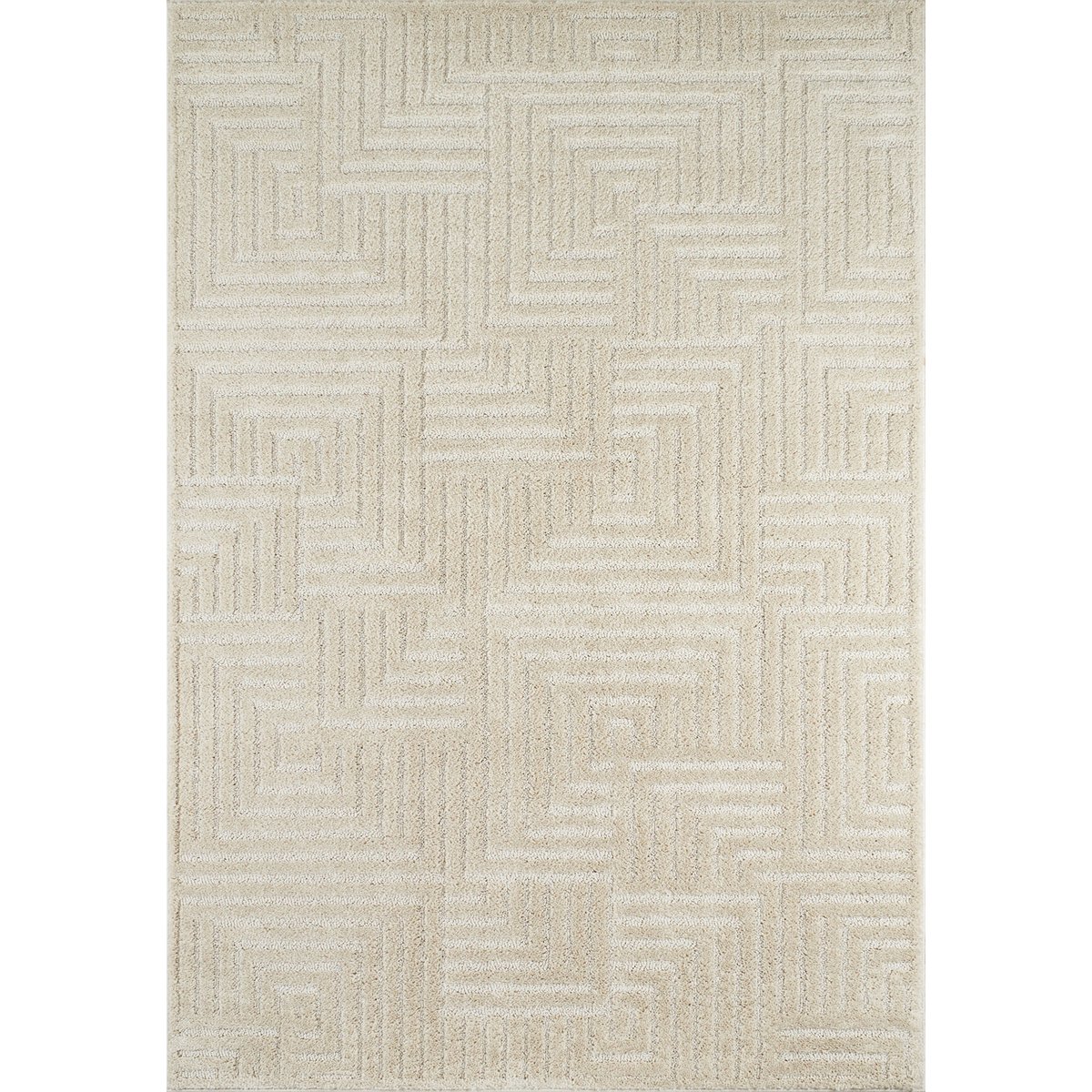 Tapis salon abstrait HARMONIE crème, NAZAR RUGS