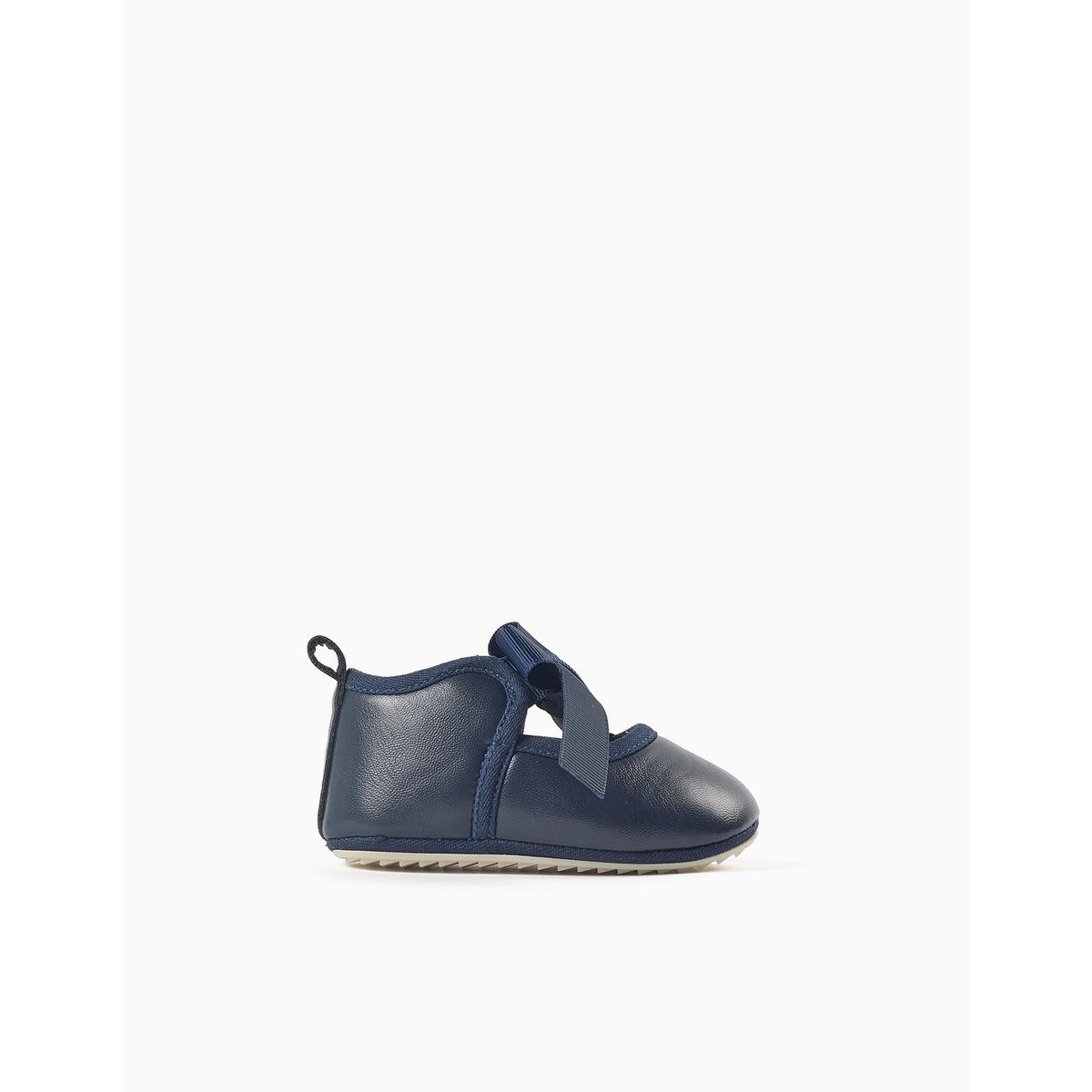 Ballarines avec Nœud en Satin bleu foncé, ZIPPY