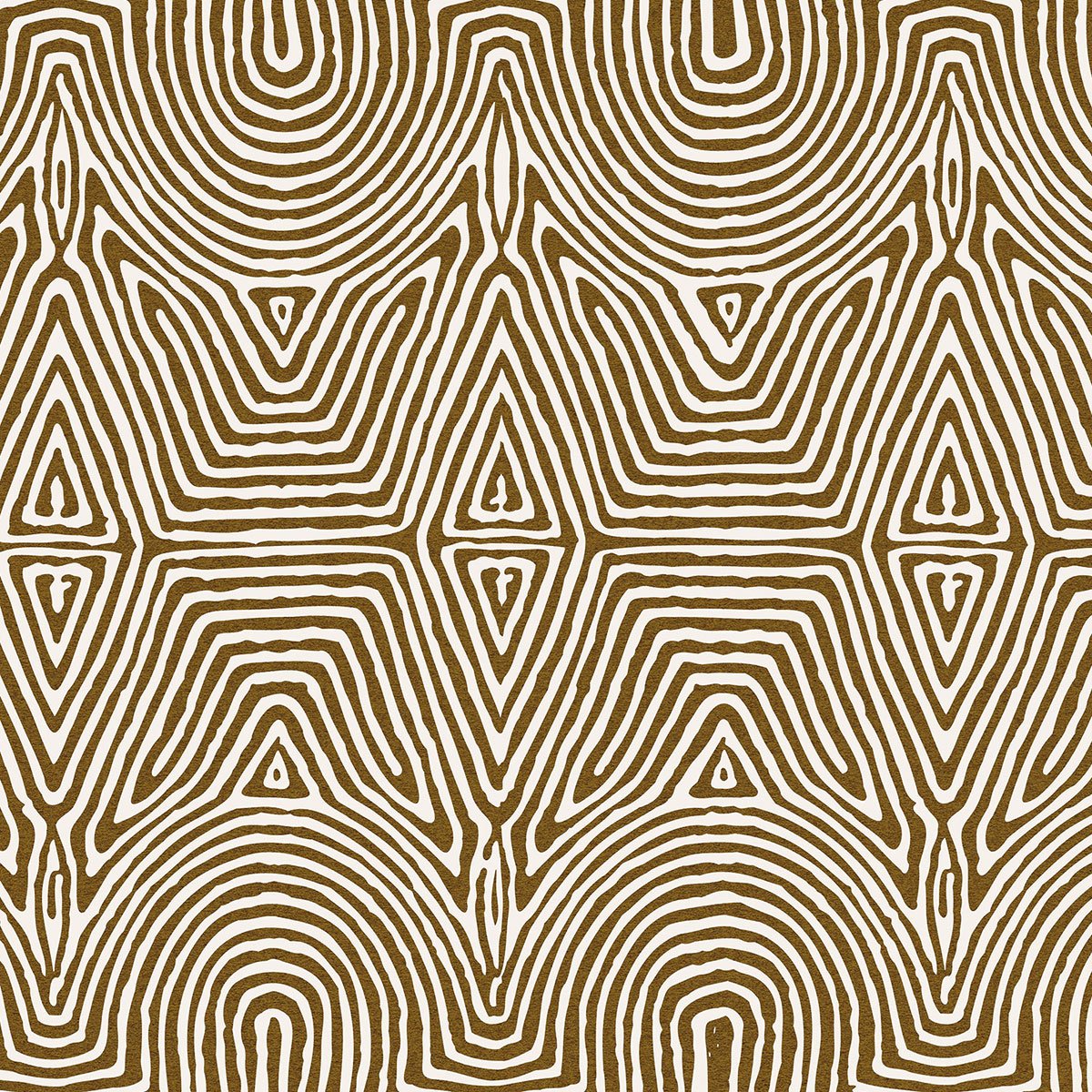 Papier peint motif bogolan intissé, HEXOA