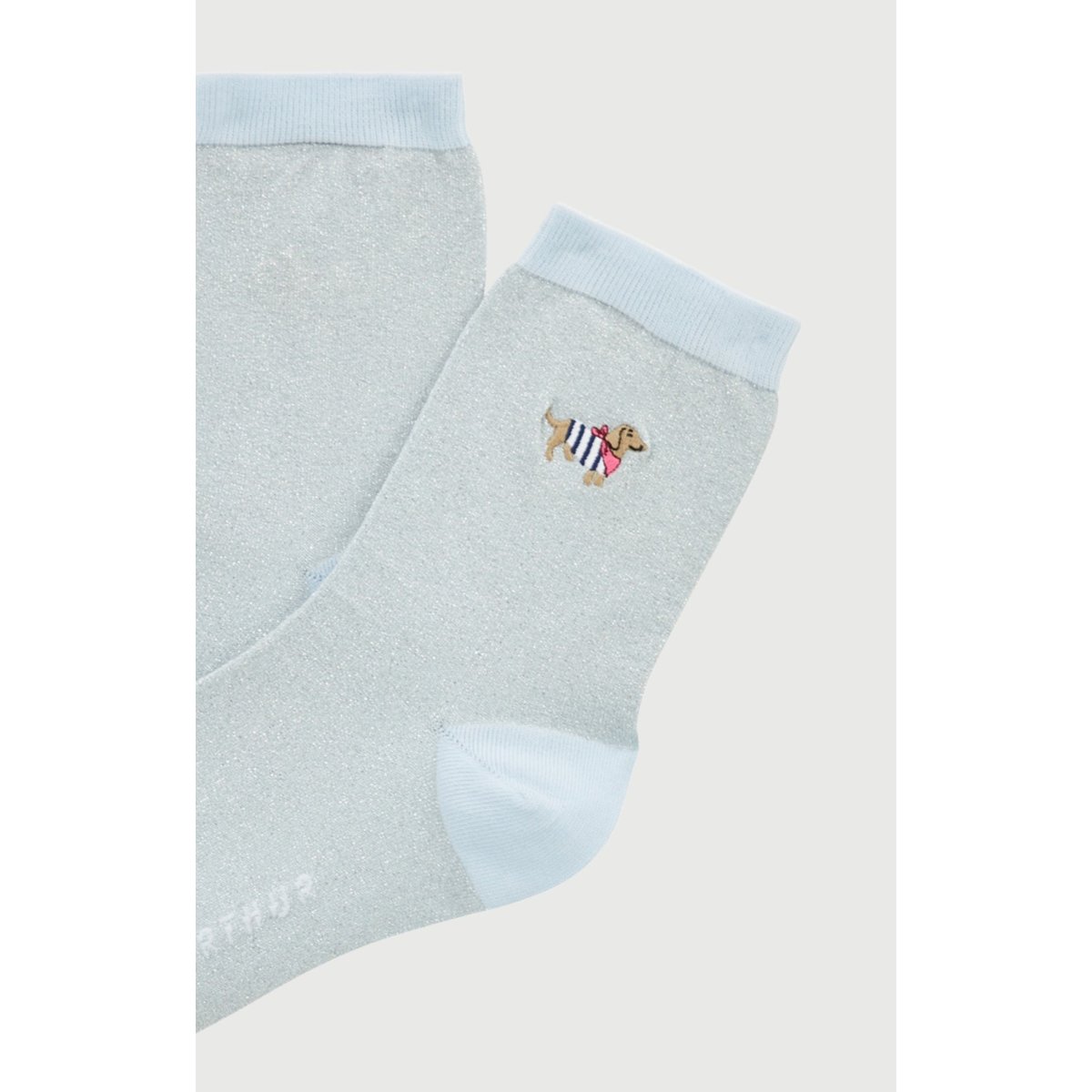 Chaussettes brodées en coton et fil textile imprimé Tobbie ice, ARTHUR