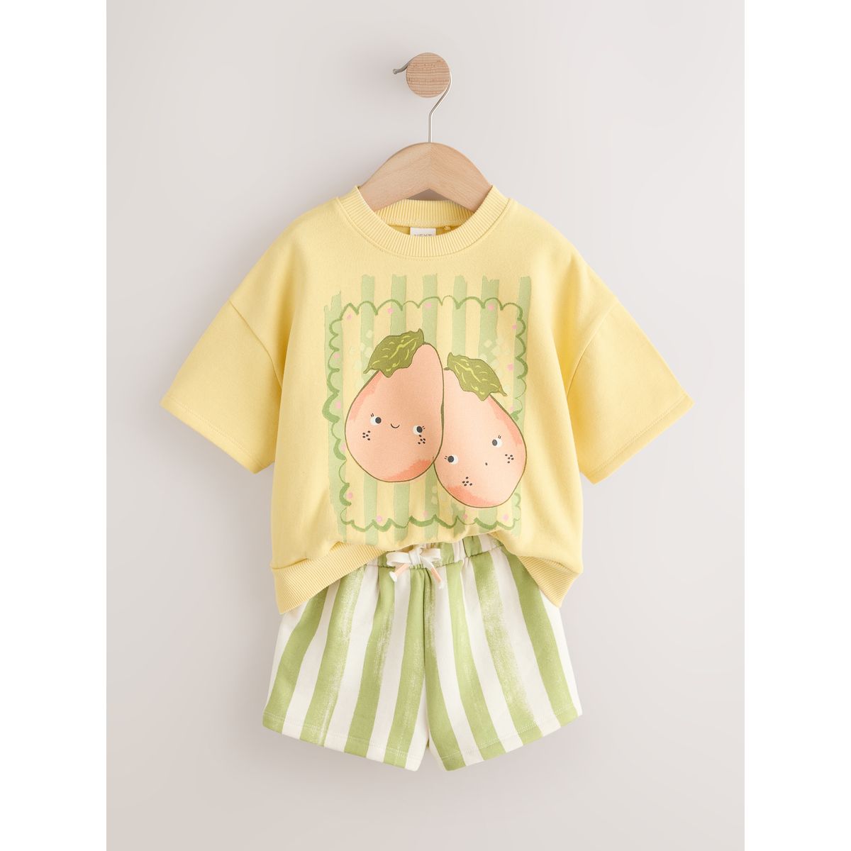 Ensemble short et haut fruits verts, NEXT