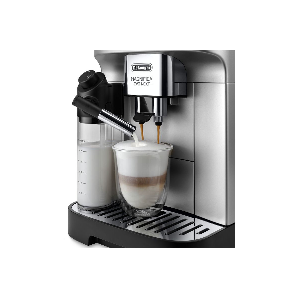 Expresso Broyeur ECAM310.80.SB Magnifica Evo Next Argent couleur unique, DELONGHI