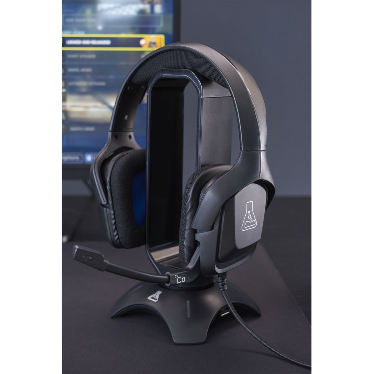Casque gamer KORP-COBALT Noir noir, THE G-LAB