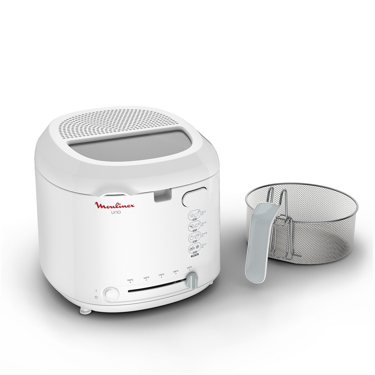 Friteuse compacte UNO AF203110 blanc, MOULINEX