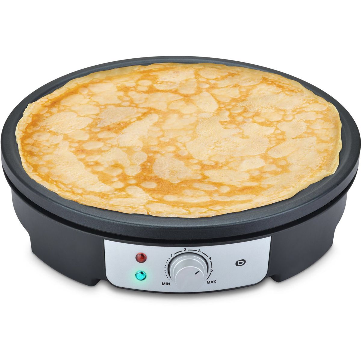 Crêpière ECPM4 2 en 1 grande crêpe et mini crêpes couleur unique, ESSENTIEL B