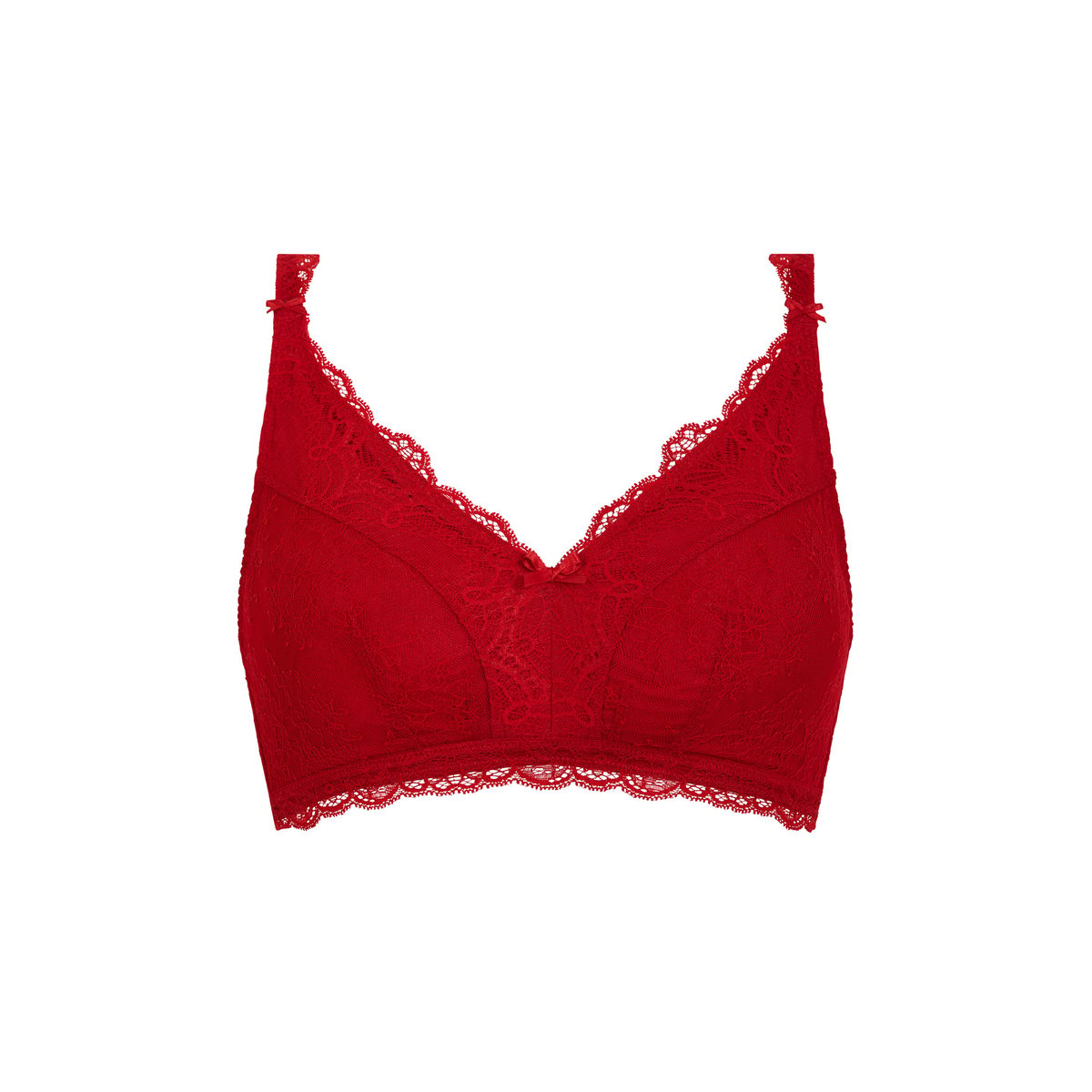 Soutien-gorge Triangle souple post Operatoire Danse des Sens rouge, AUBADE