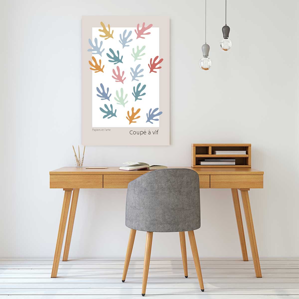 Tableau papiers et l'arte tableau alu dibond, HEXOA