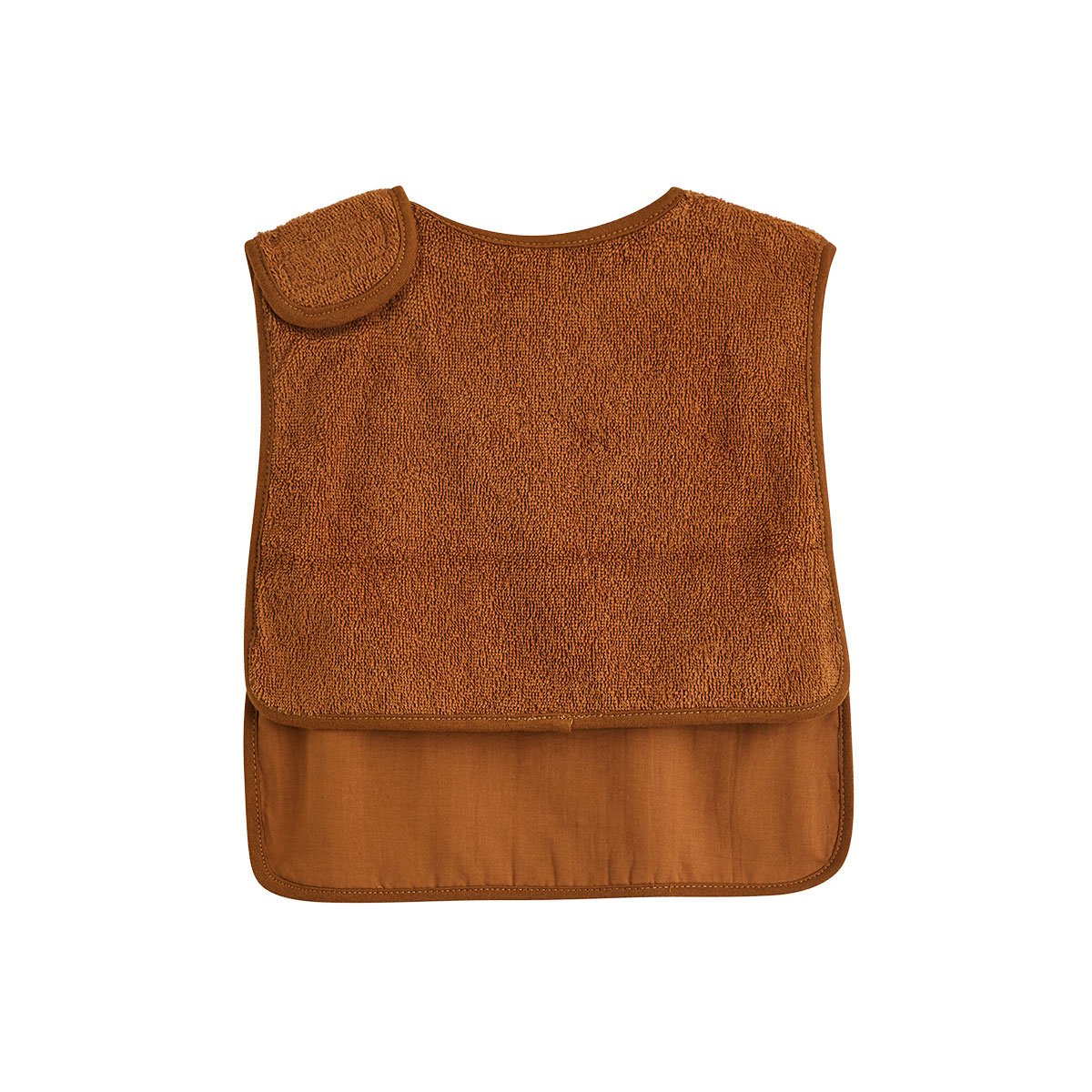 Lot de 2 bavoirs bébé en éponge Kimmo bleu, PETIT BEGUIN