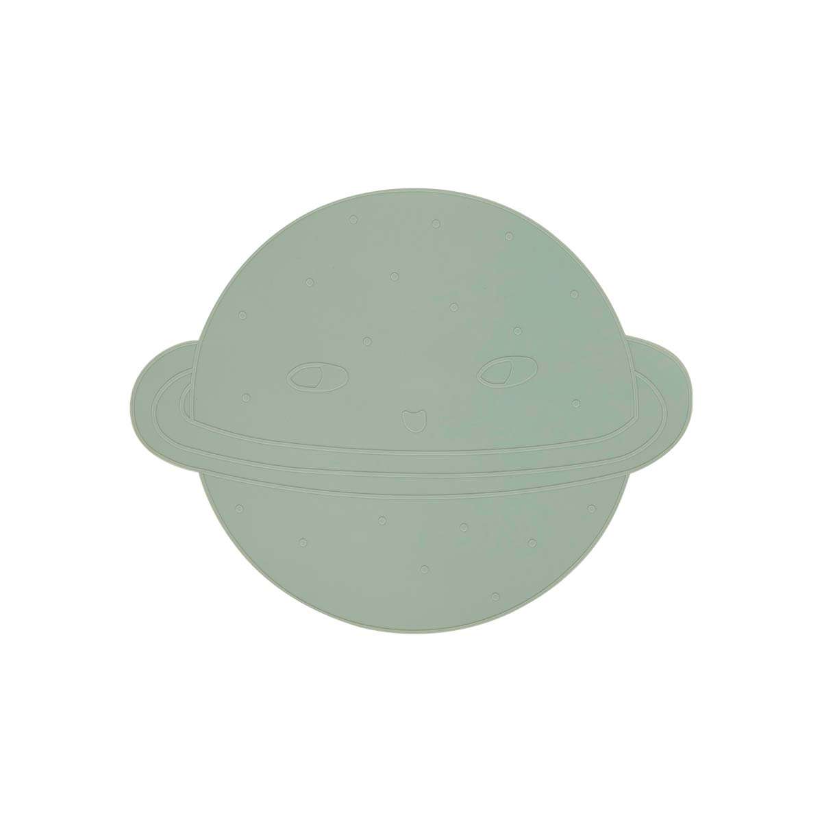 Set de table en silicone motif cosmos MINI vert, OYOY LIVING DESIGN