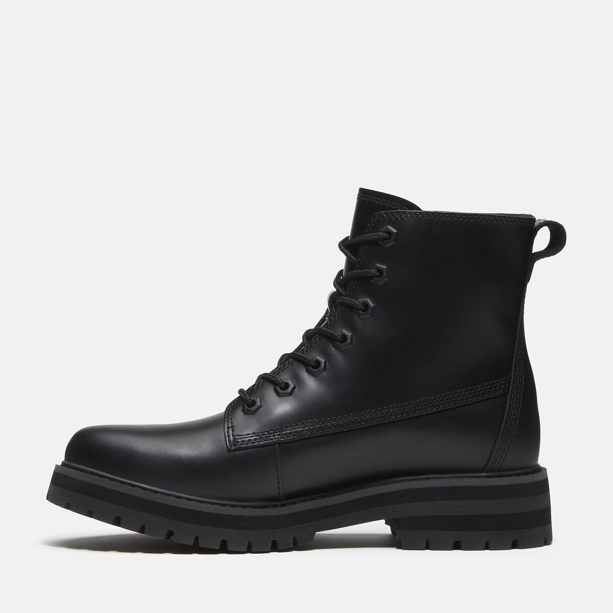 Bottines à lacets, en cuir, BRITTON DRIVE MID LACE noir, TIMBERLAND