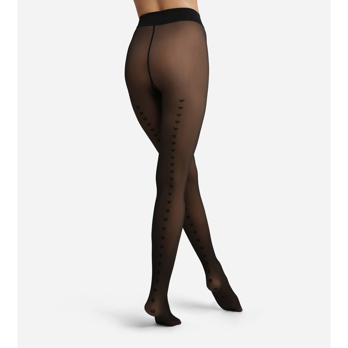 Collant chaud et transparent Fantaisie THERMO noir, DIM