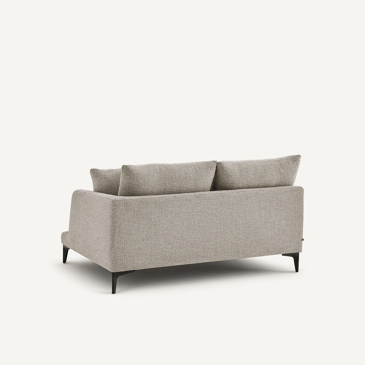 Demi-canapé 2 places en mélange texturé, MODERNISTE beige, EMMANUEL GALLINA X AM.PM