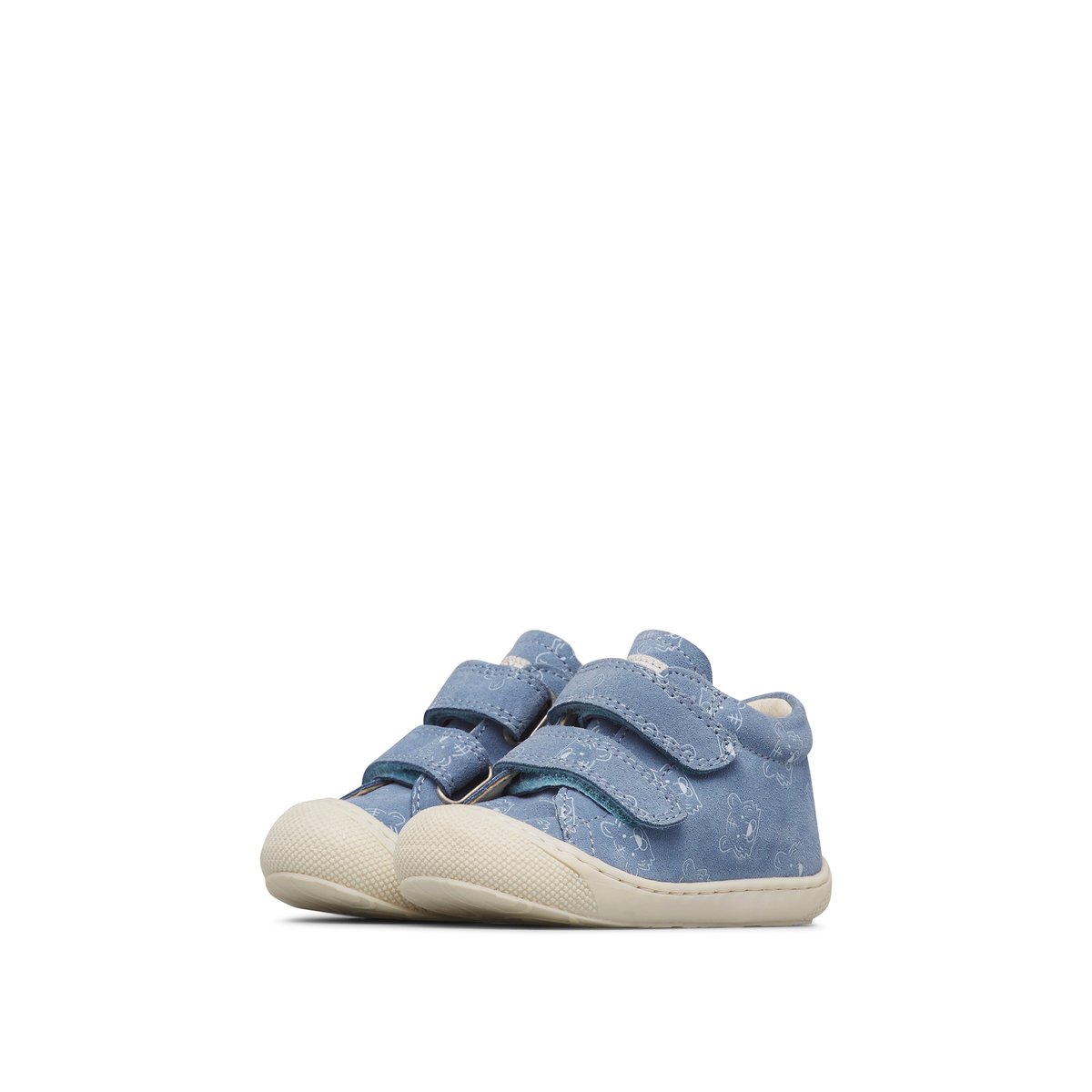 Chaussures premiers pas en suède COCOON VL céleste-, NATURINO