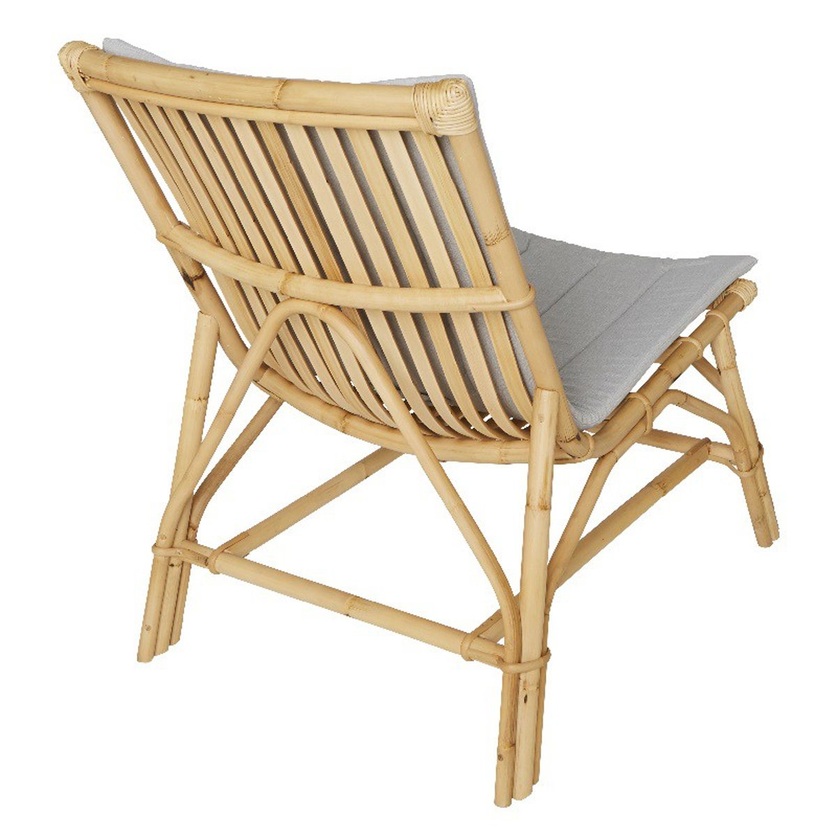 Fauteuil en rotin DAVID rotin teinté "miel", KOK