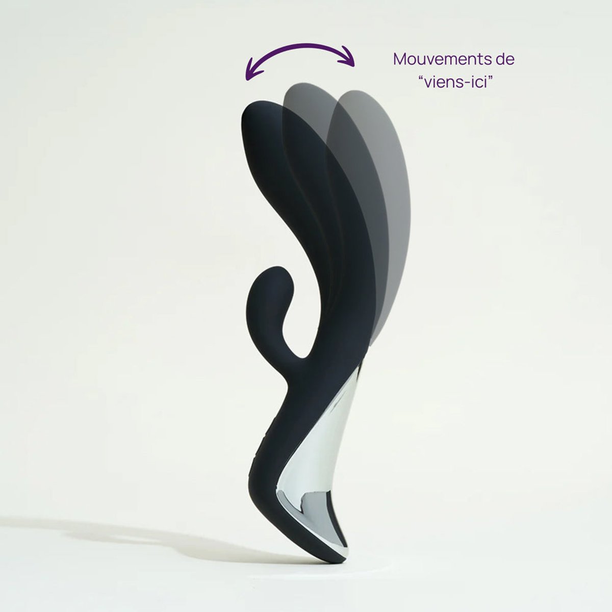Vibromasseur va-et-vient ENÖ noir, BLACK EDITION