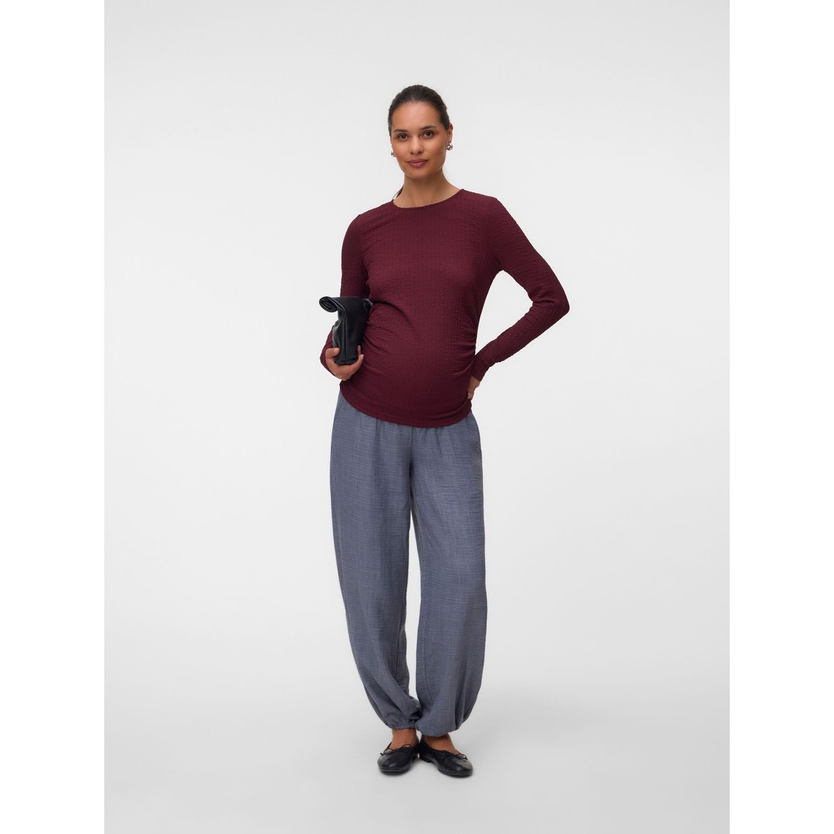 Pantalon grise - perfect grey, MAMA LICIOUS