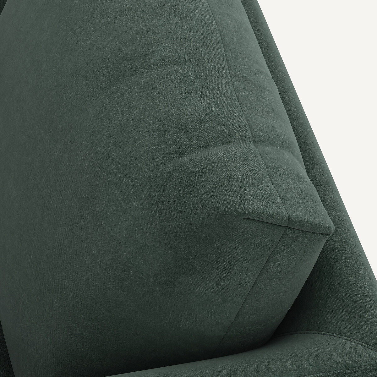 3-zits compacte zetel in fluweel, Oscar, ontwerp Emmanuel Gallina groen , AM.PM X EMMANUEL GALLINA