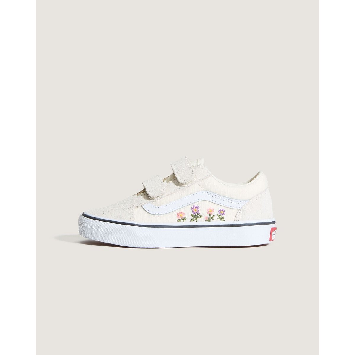 Baskets en cuir beige, VANS