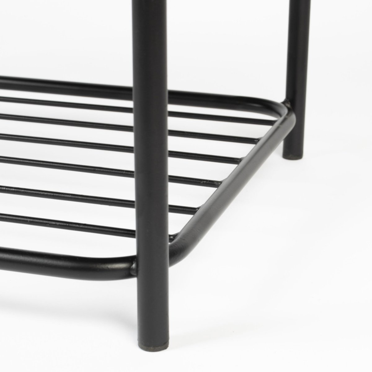 Banc en tissu et métal- MILOU gris chiné, DRAWER