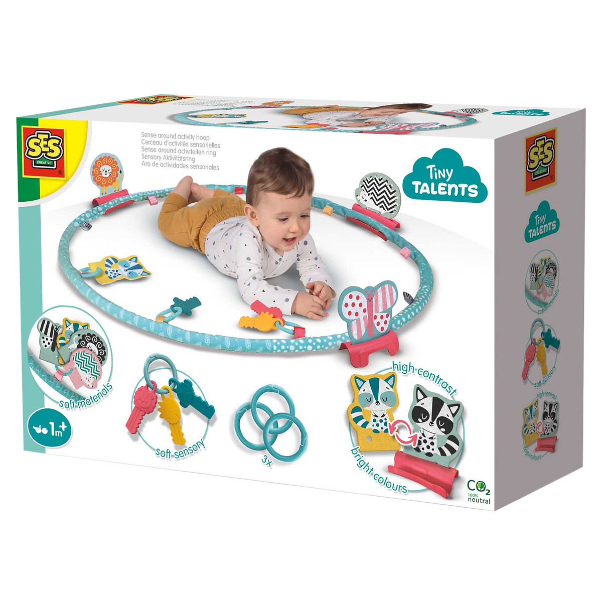 Brinquedo "Aro de atividades sensorial ", SES multicolor, SES