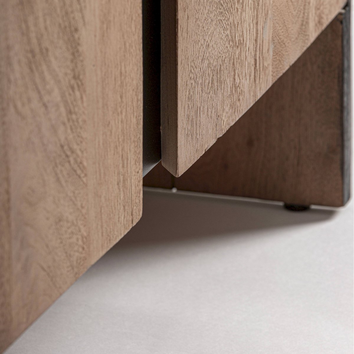 Armoire en manguier collection killeany bois de manguier brun et noir, RECOLLECTION