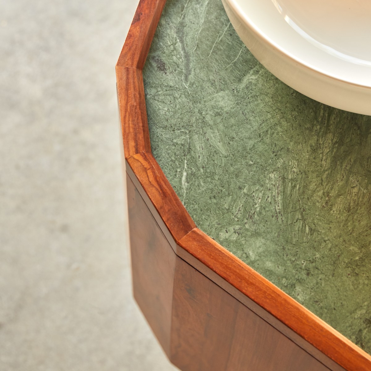 Meuble Salle De Bain en Palissandre massif, JADE marron, TIKAMOON