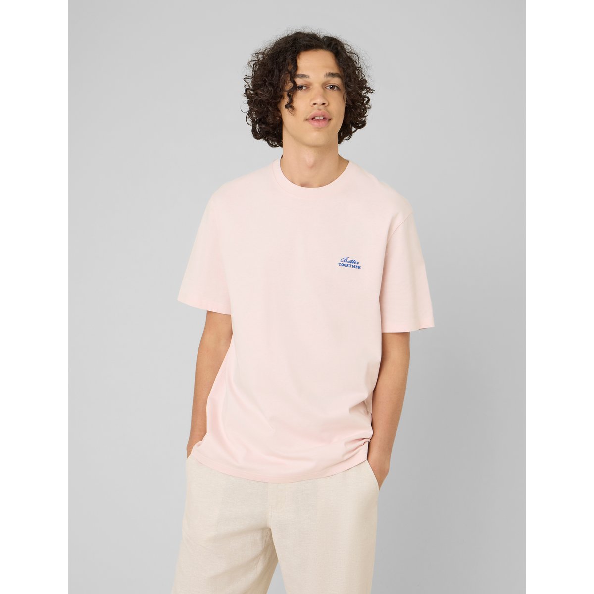 T-shirt animation devant/dos rose, BZB