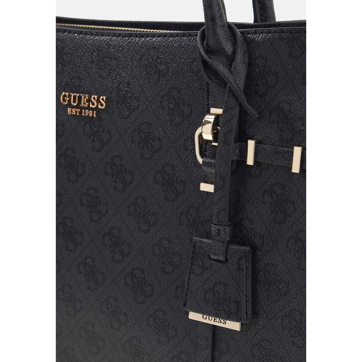 Leona Logo Shopper noir multi, GUESS