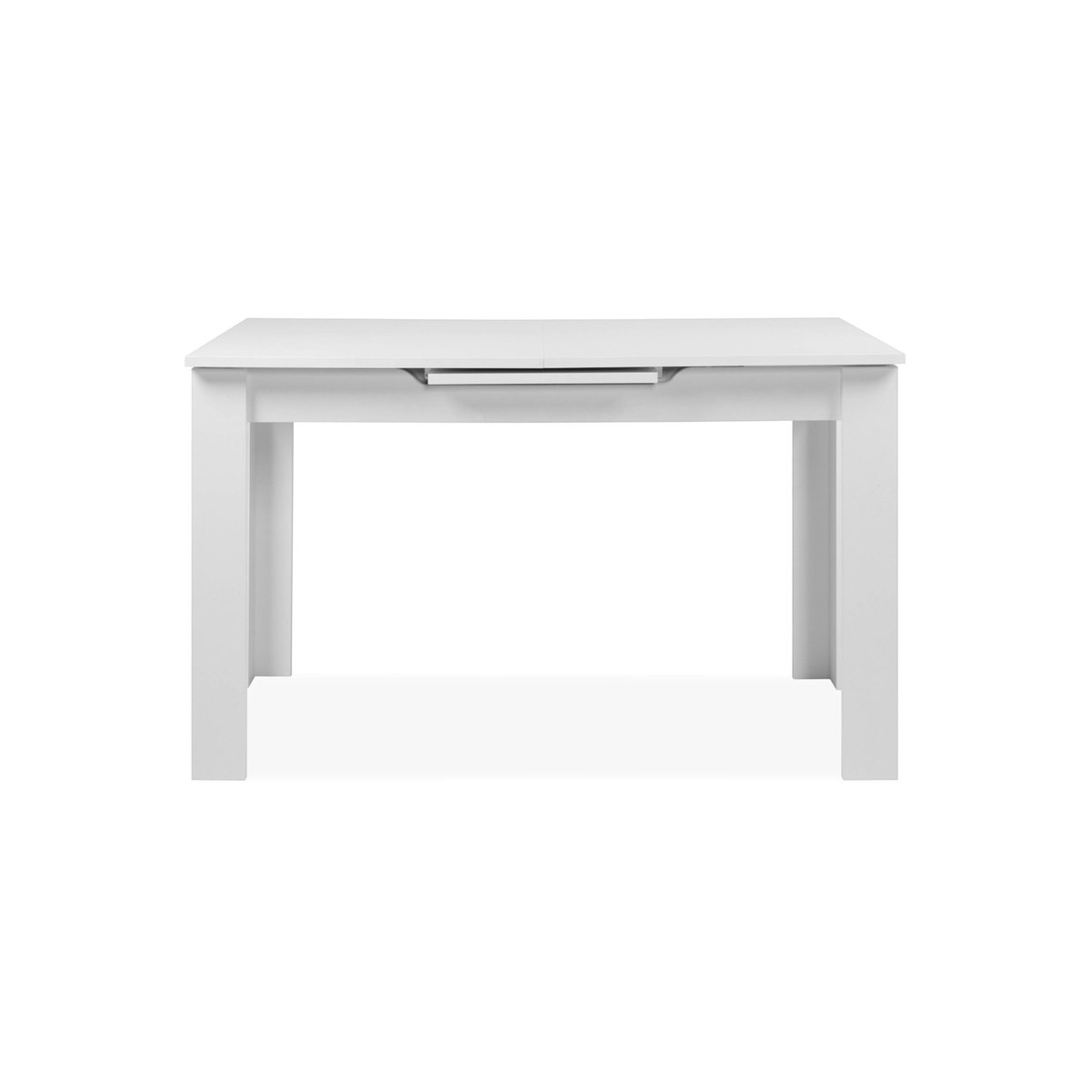 Table extensible moderne 4 à 6 places ALVA blanc, PIER IMPORT