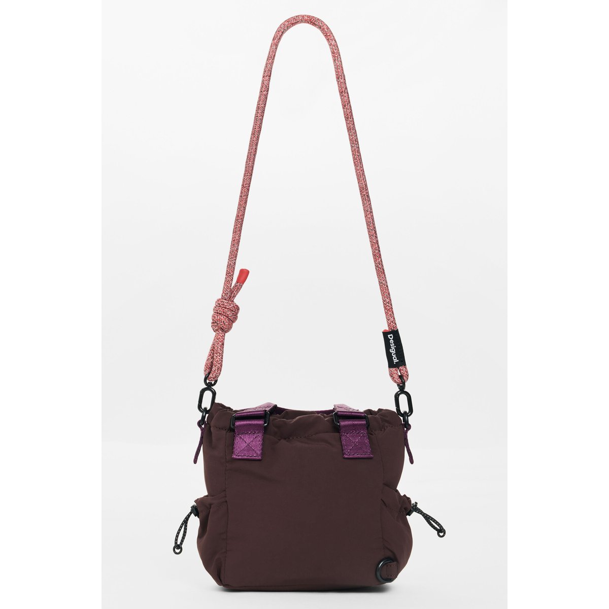 Petit porte-monnaie en nylon rouge, DESIGUAL