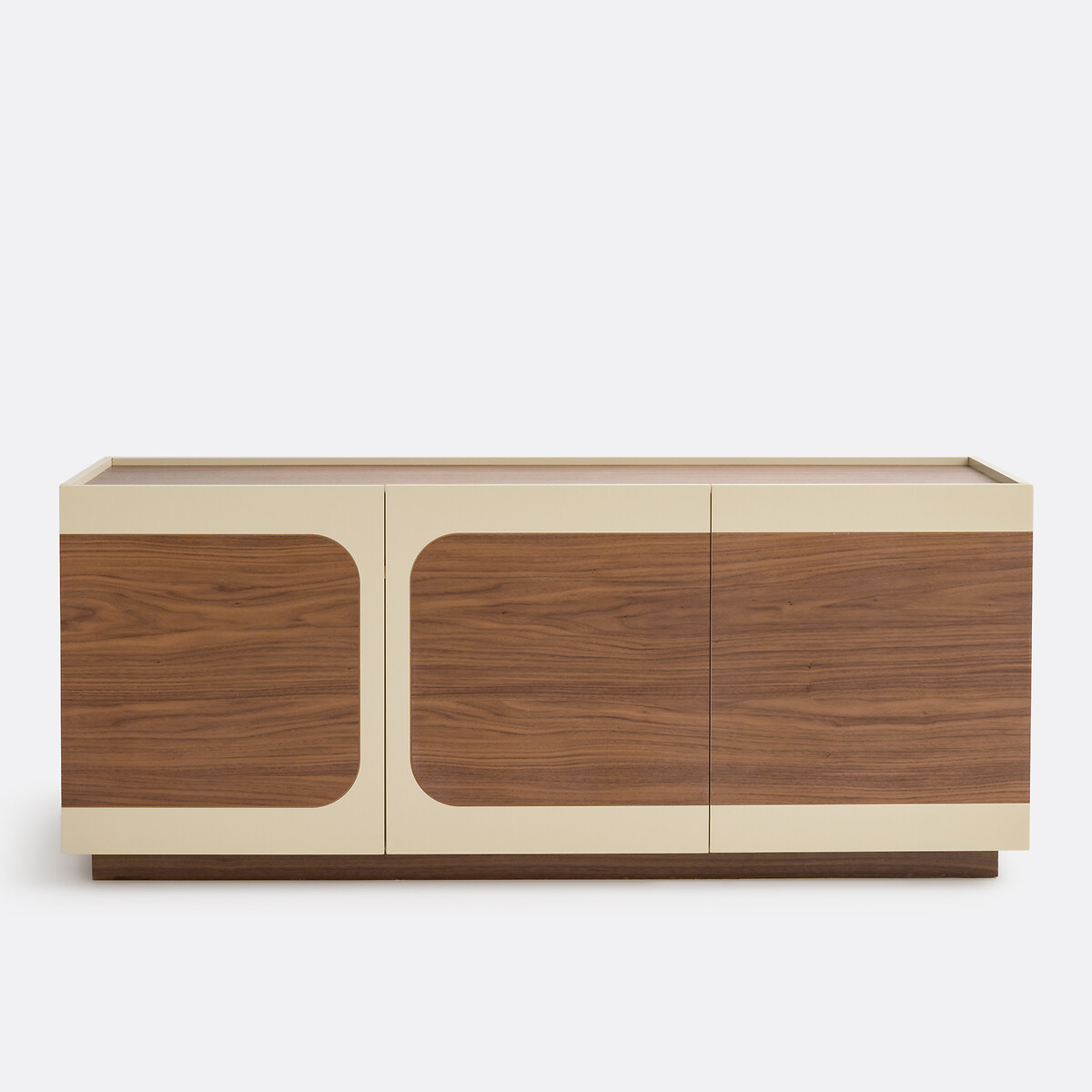 Galdo 3-Door Sideboard with Walnut Veneer walnut, LA REDOUTE INTERIEURS