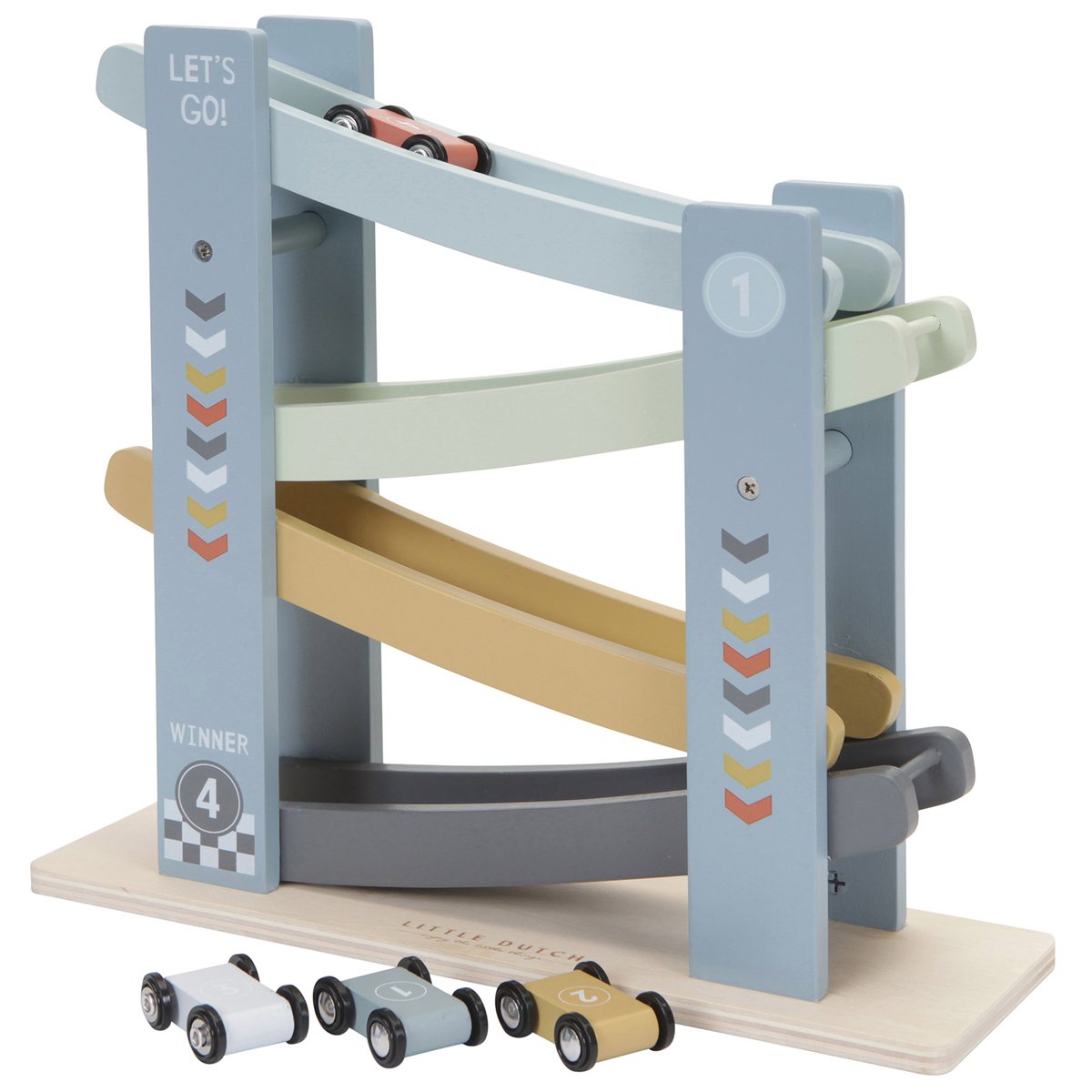 Rampe de course bleu, vert, gris, LITTLE DUTCH